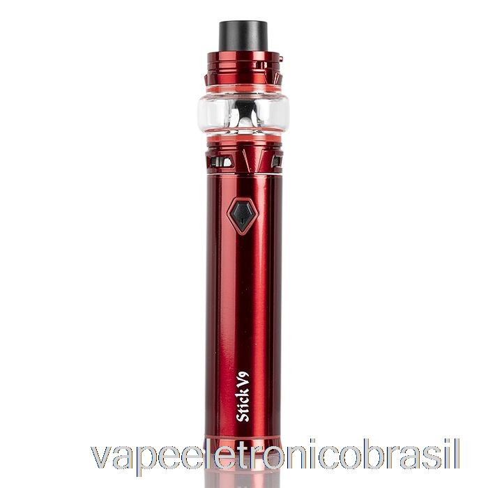Vape Recarregável Smok Stick V9 & Stick V9 Max 60w Starter Kit V9 Standard - Vermelho